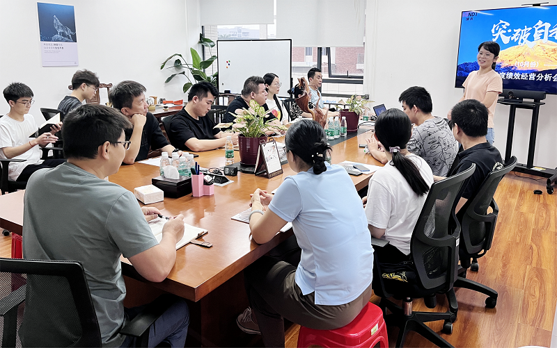洞察過去，啟迪未來：微視光電舉行10月月度績效分析會